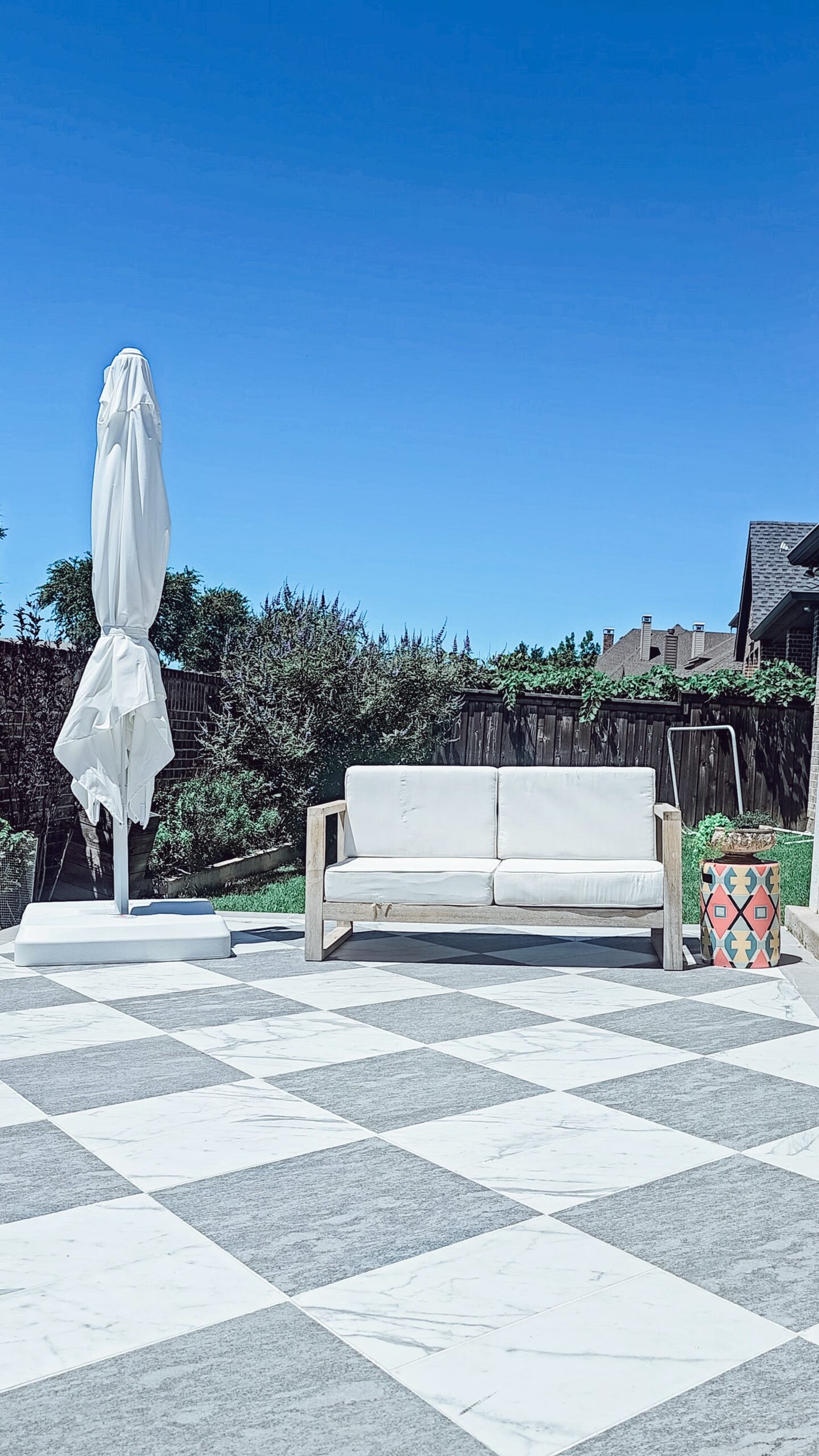 week 8 – the most stunning outdoor patio reveal you have ever seen